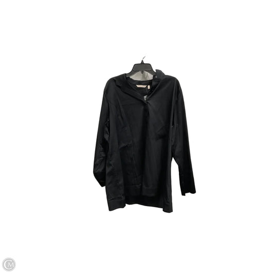 Top Long Sleeve By Soft Surroundings In Black, Size: 2x