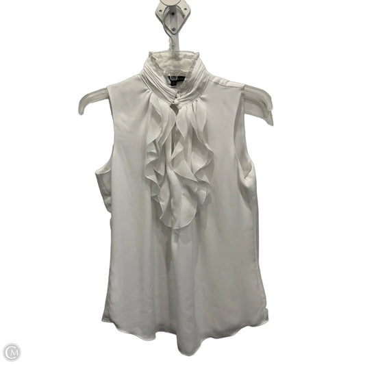 Top Sleeveless By White House Black Market In White, Size: 2p