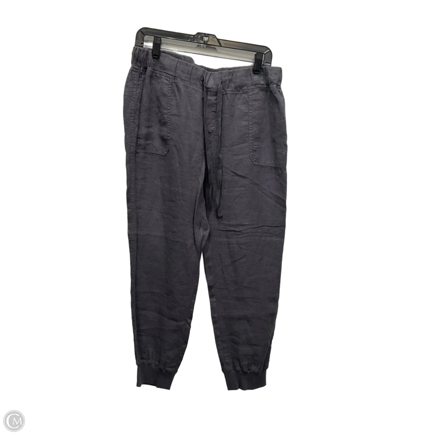 Pants Linen By Caslon In Grey, Size: 8