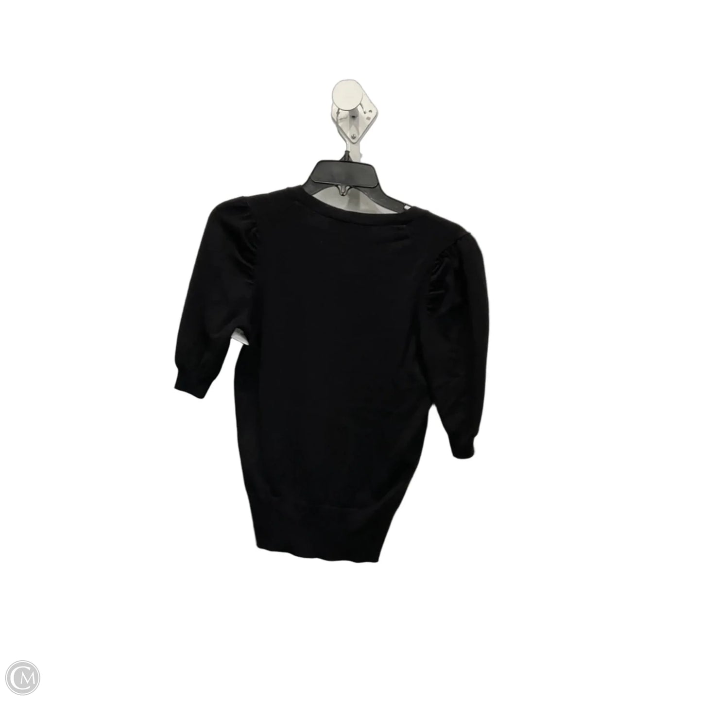 Top Short Sleeve By White House Black Market In Black, Size: Xs