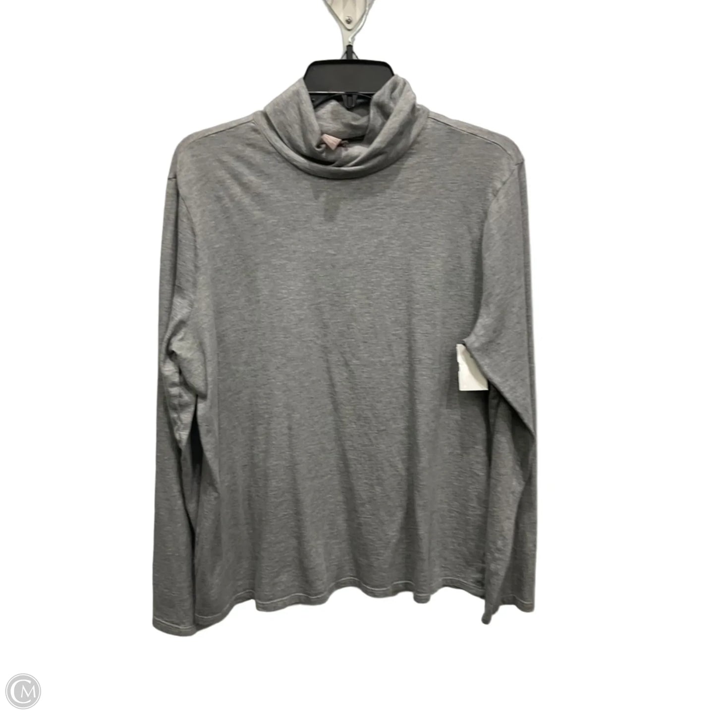 Top Long Sleeve Basic By Chicos In Grey, Size: L