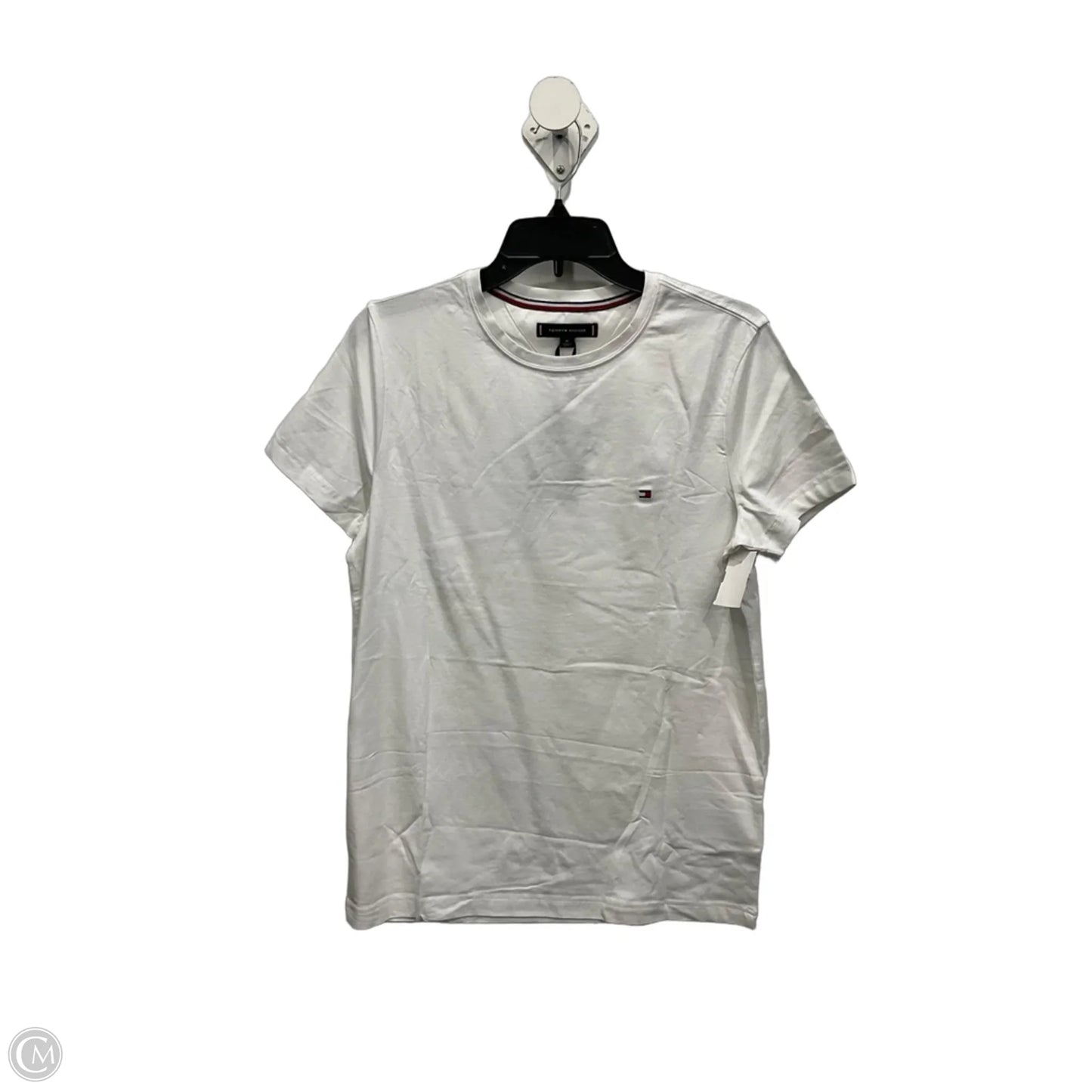 Top Short Sleeve By Tommy Hilfiger In White, Size: M