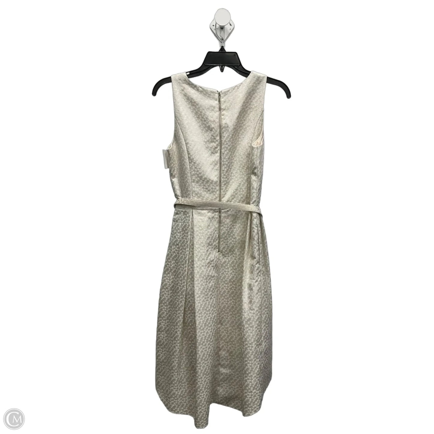 Dress Party Midi By White House Black Market In Gold & White, Size: S
