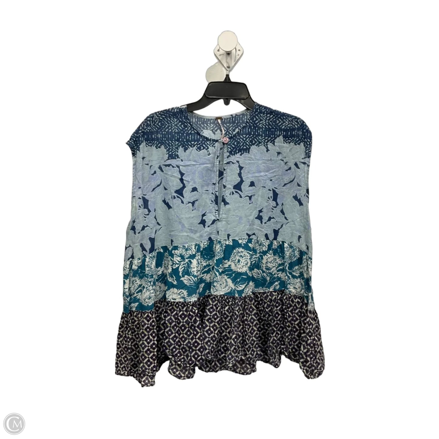 Top Sleeveless By Free People In Blue, Size: S