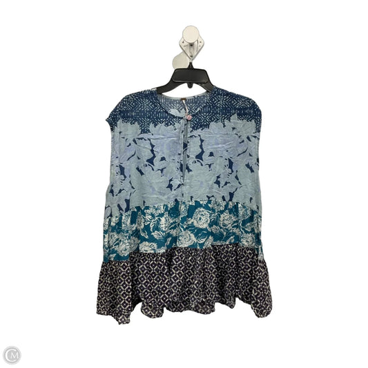Top Sleeveless By Free People In Blue, Size: S