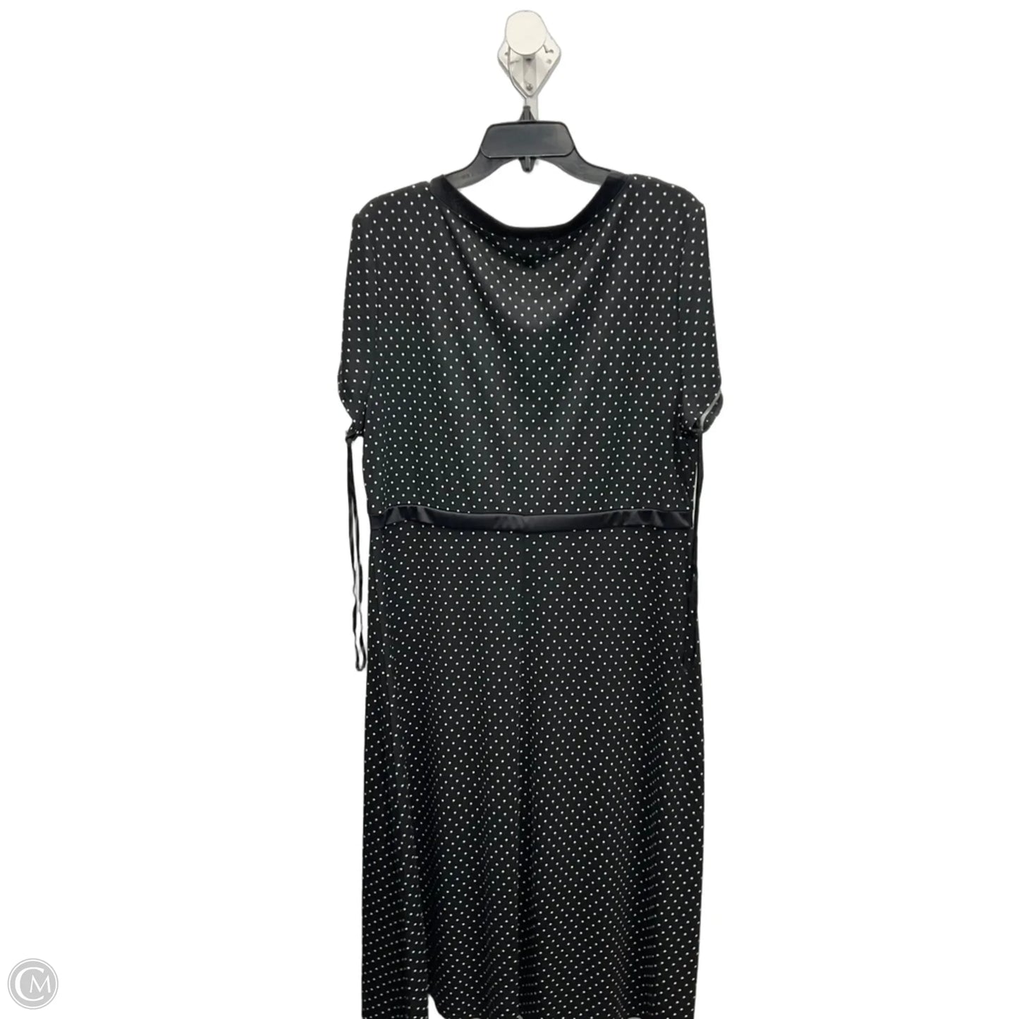 Dress Casual Maxi By Charter Club In Black & White, Size: Xl
