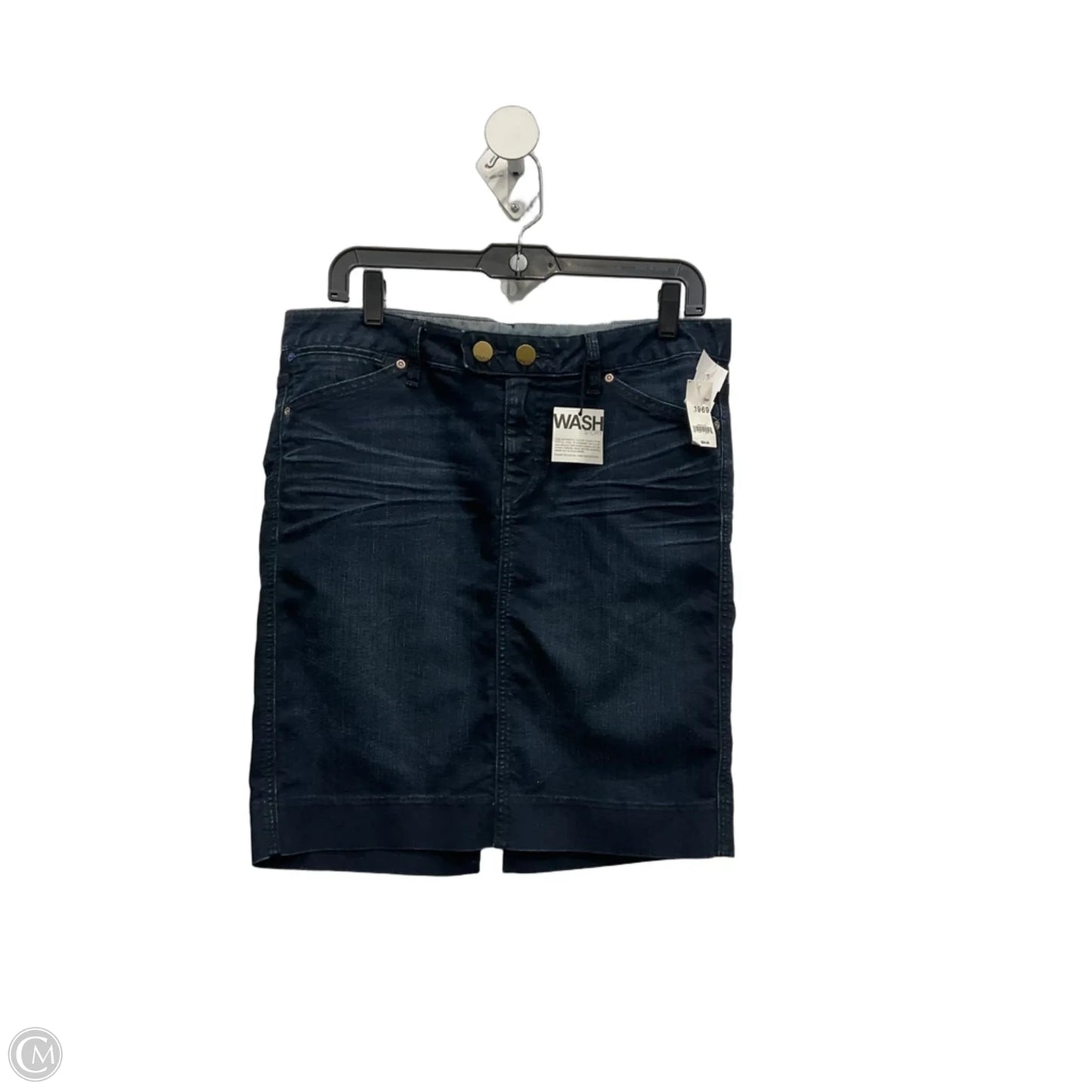 Skirt Midi By Gap In Blue Denim, Size: 10