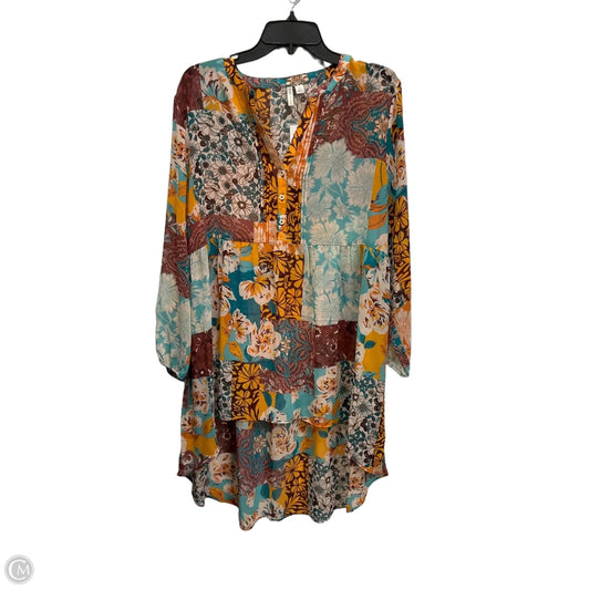 Tunic Long Sleeve By Cato In Multi-colored, Size: Xl
