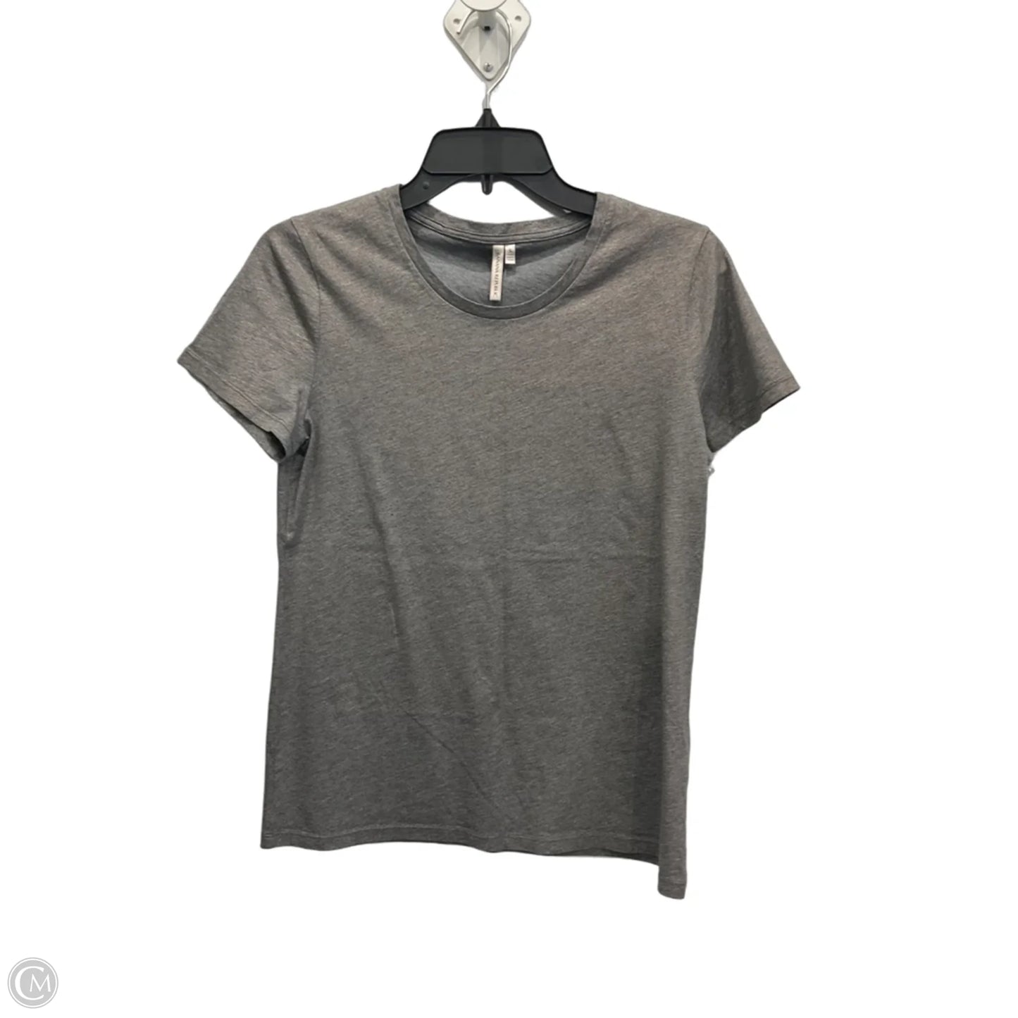 Top Short Sleeve By Banana Republic In Grey, Size: S