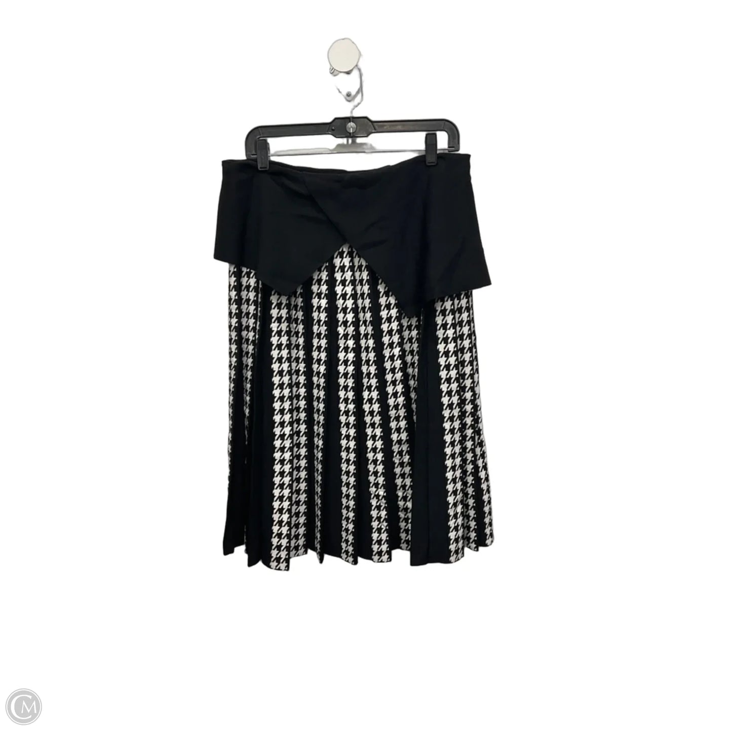 Skirt Midi By Cmb In Black & White, Size: 14