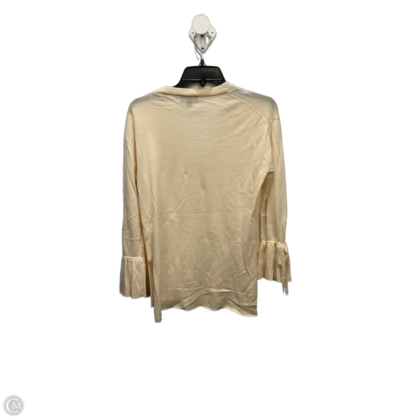 Top Long Sleeve By J. Crew In Cream, Size: S