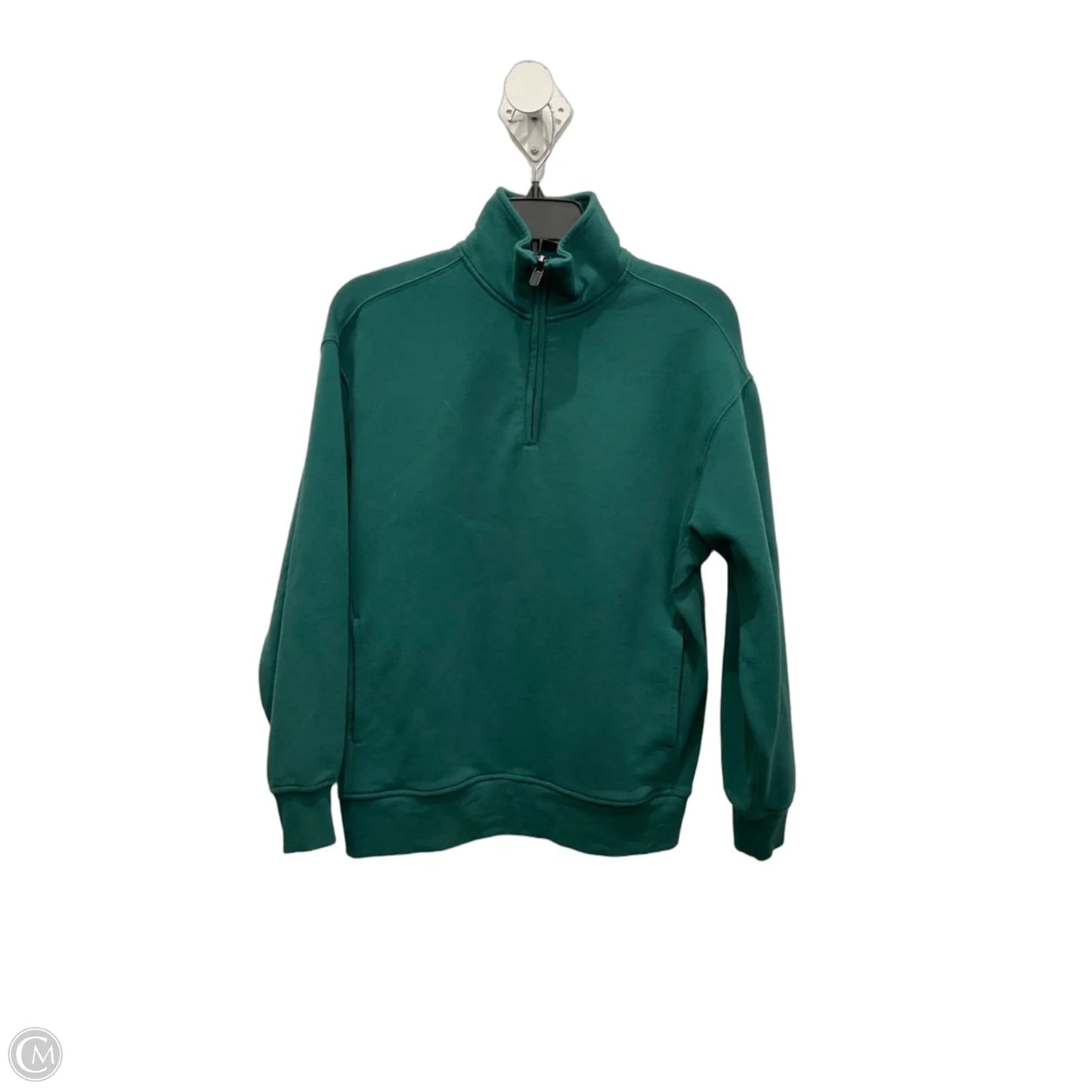 Athletic Sweatshirt Collar By Athleta In Green, Size: Xxs