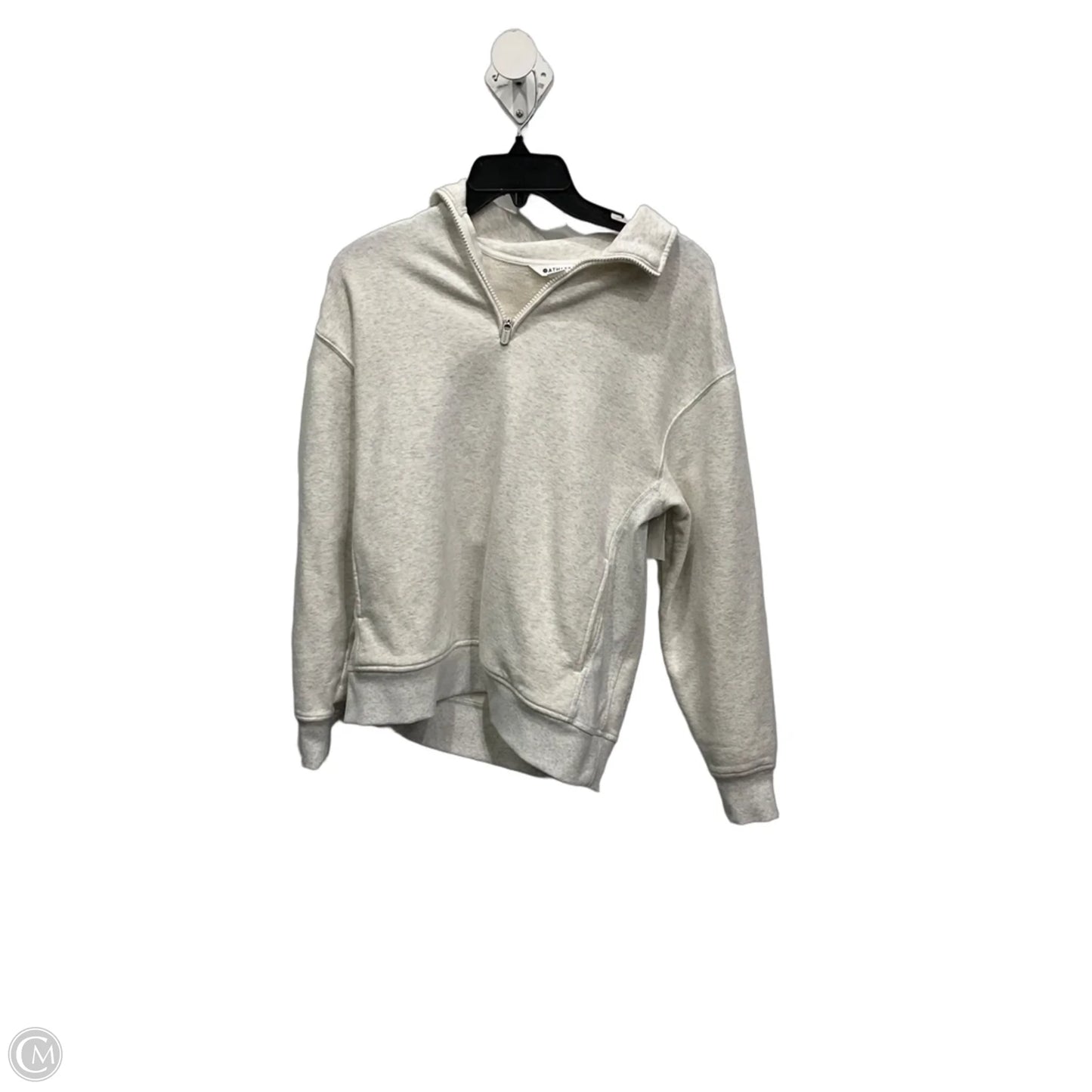 Athletic Sweatshirt Collar By Athleta In White, Size: Xxs
