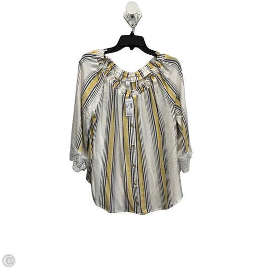 Top 3/4 Sleeve By Westport In Multi-colored, Size: L