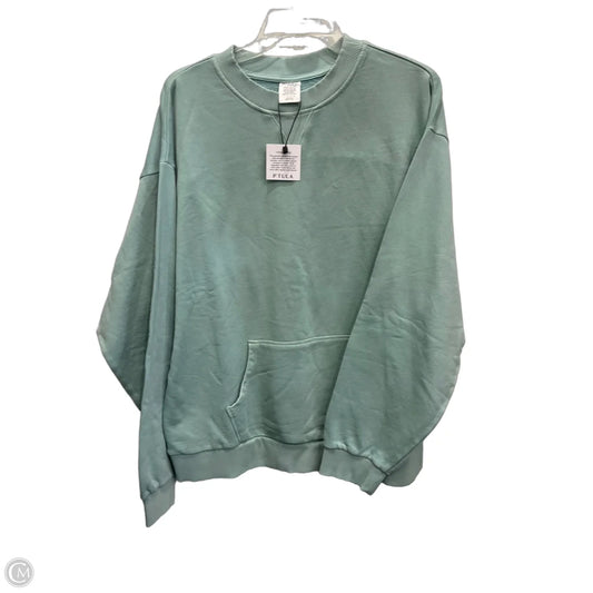 Sweatshirt Crewneck By Ptula In Blue, Size: L