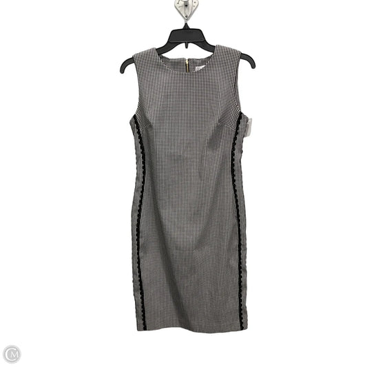 Dress Work By Calvin Klein In Black & White, Size: M