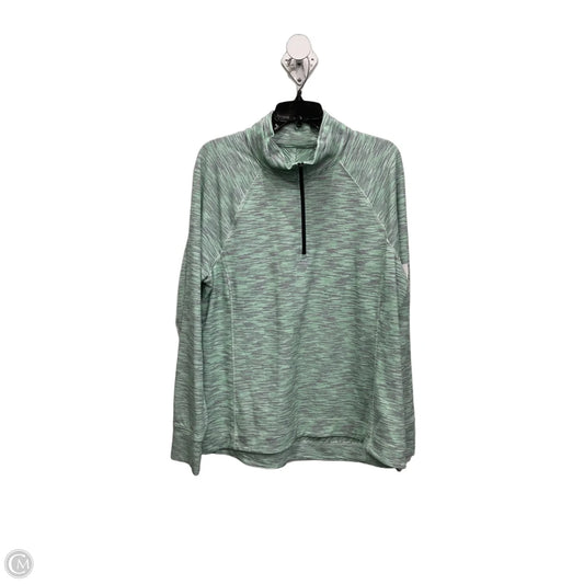 Athletic Sweatshirt Collar By Talbots In Green, Size: Xl