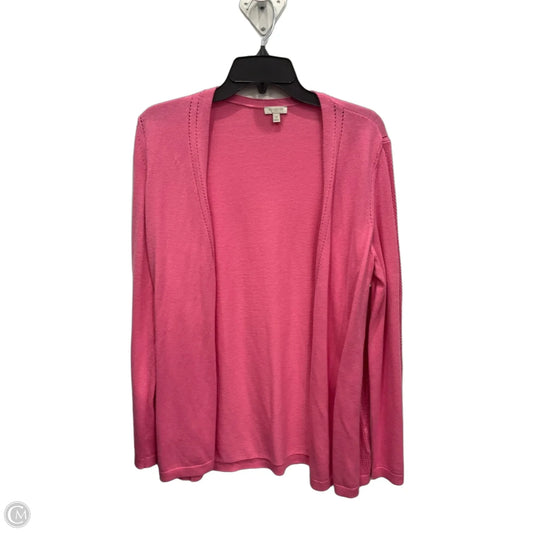 Cardigan By Talbots In Pink, Size: M