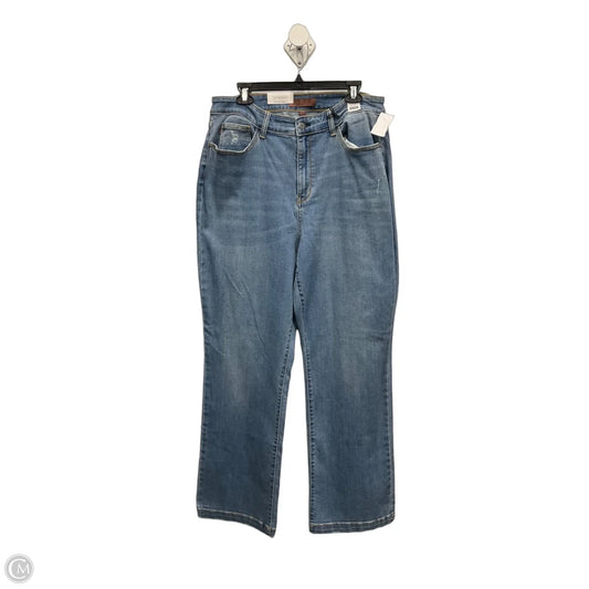 Jeans Straight By Judy Blue In Blue Denim, Size: 18