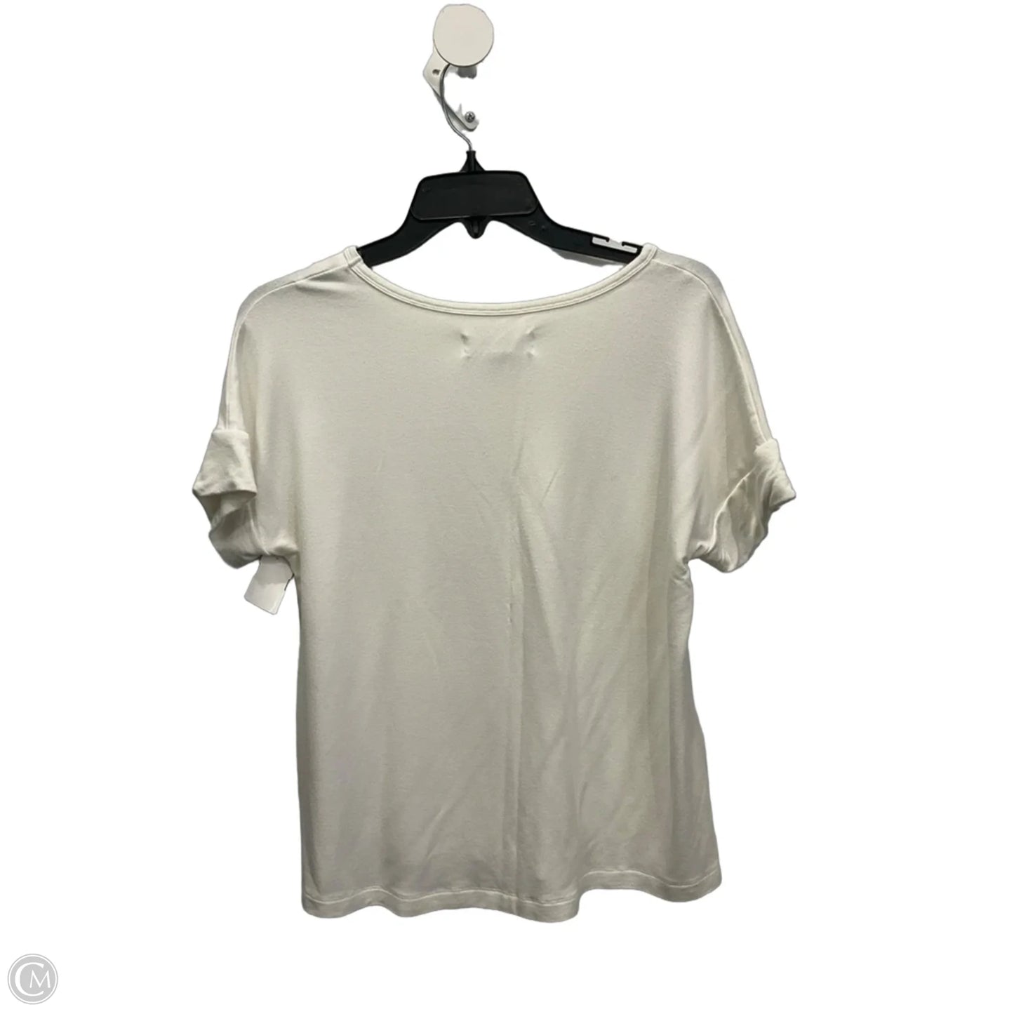 Top Short Sleeve By Workshop In White, Size: S