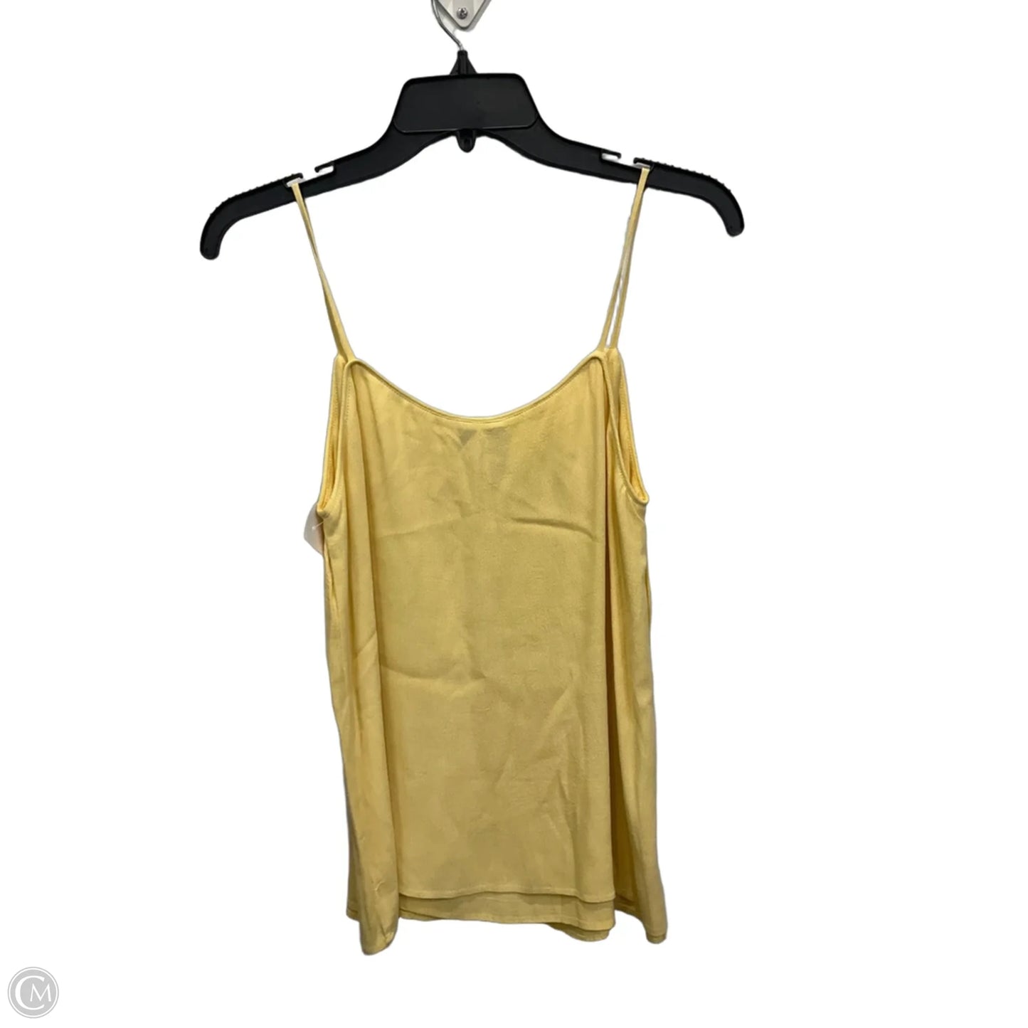 Top Sleeveless By Mng In Yellow, Size: S