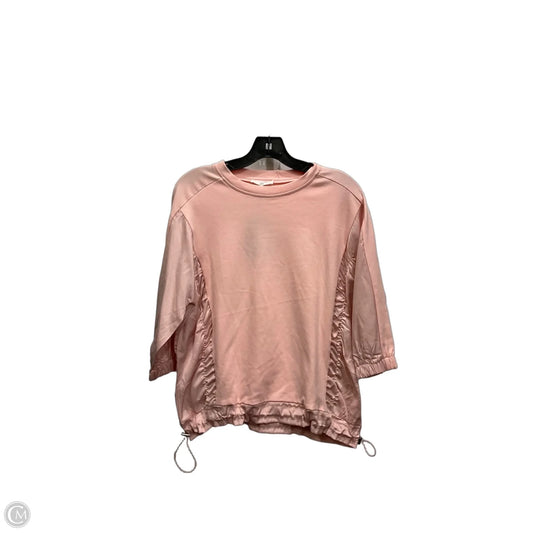 Top 3/4 Sleeve By Joh In Pink, Size: S