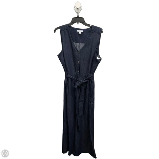 Jumpsuit By Nine West In Blue, Size: Xl