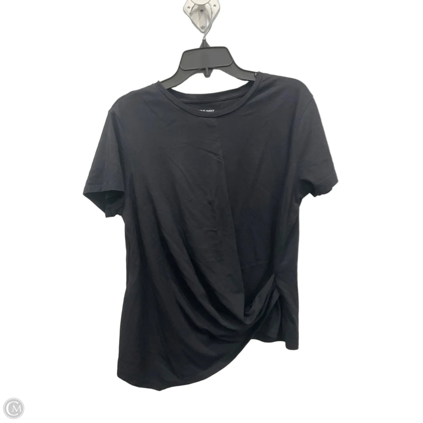 Top Short Sleeve By Nine West In Black, Size: Xl