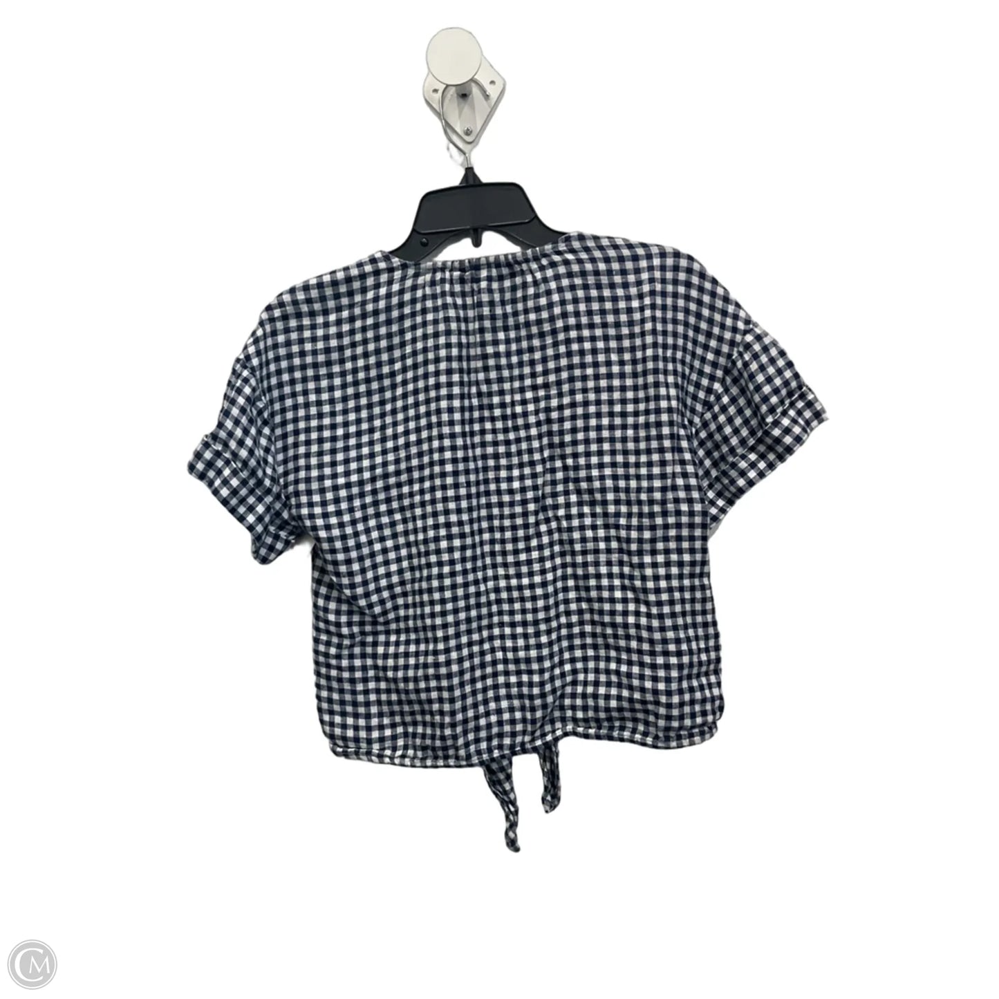 Top Short Sleeve By Charter Club In Blue & White, Size: Sp
