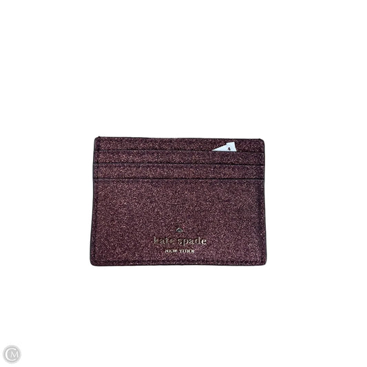 Id/card Holder Designer By Kate Spade, Size: Small