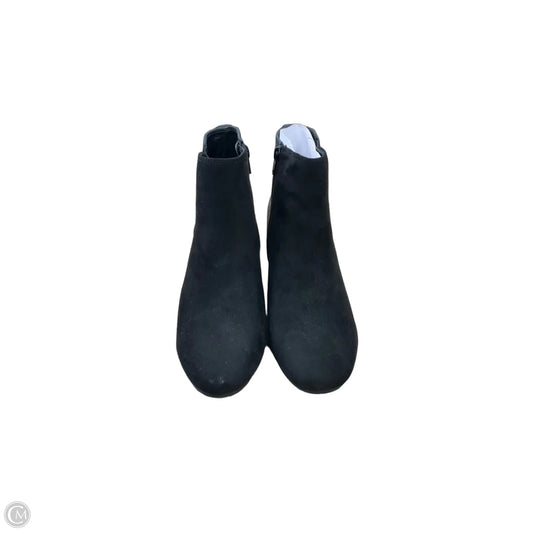 Boots Ankle Heels By Croft And Barrow In Black, Size: 8