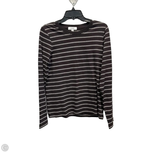 Top Long Sleeve By Cos In Brown, Size: S