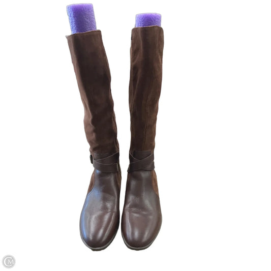 Boots Knee Flats By Naturalizer In Brown, Size: 9