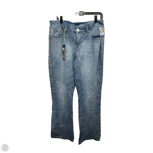 Jeans Boot Cut By Seven 7 In Blue Denim, Size: 16