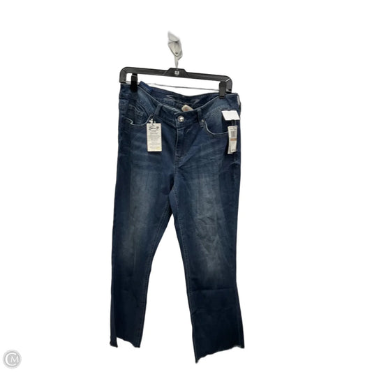 Jeans Flared By Seven 7 In Blue Denim, Size: 12