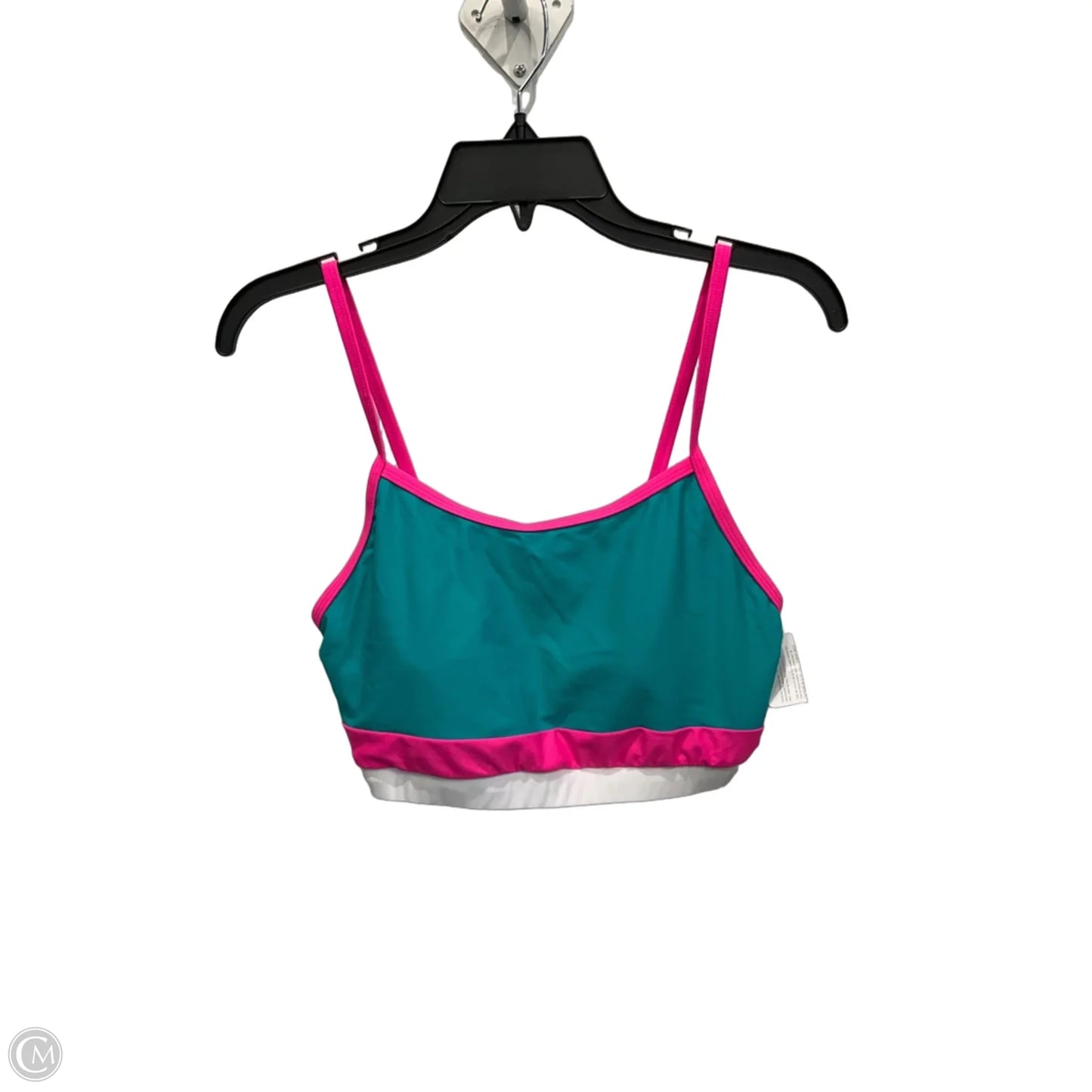 Swimsuit 2pc By Clothes Mentor In Green & Pink, Size: M
