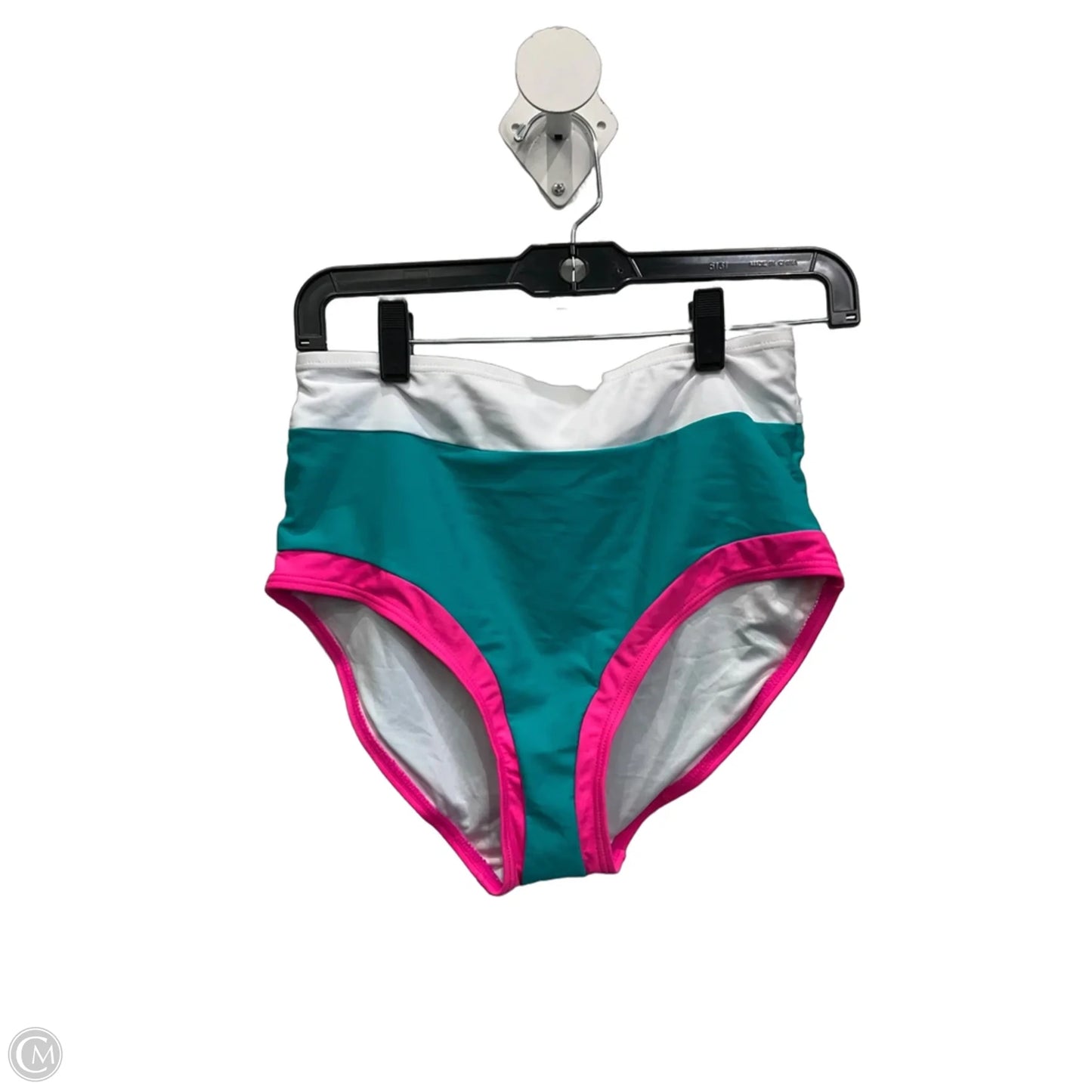 Swimsuit 2pc By Clothes Mentor In Green & Pink, Size: M