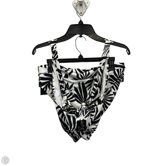 Swimsuit 2pc By Catalina In Black & White, Size: L