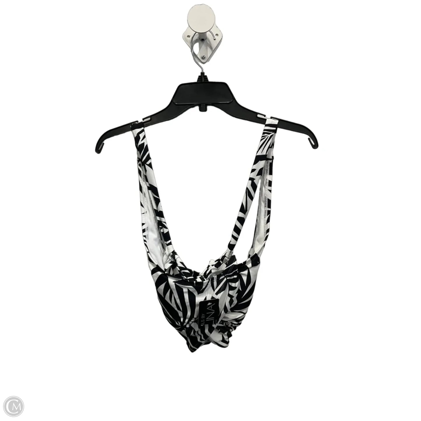 Swimsuit 2pc By Catalina In Black & White, Size: L