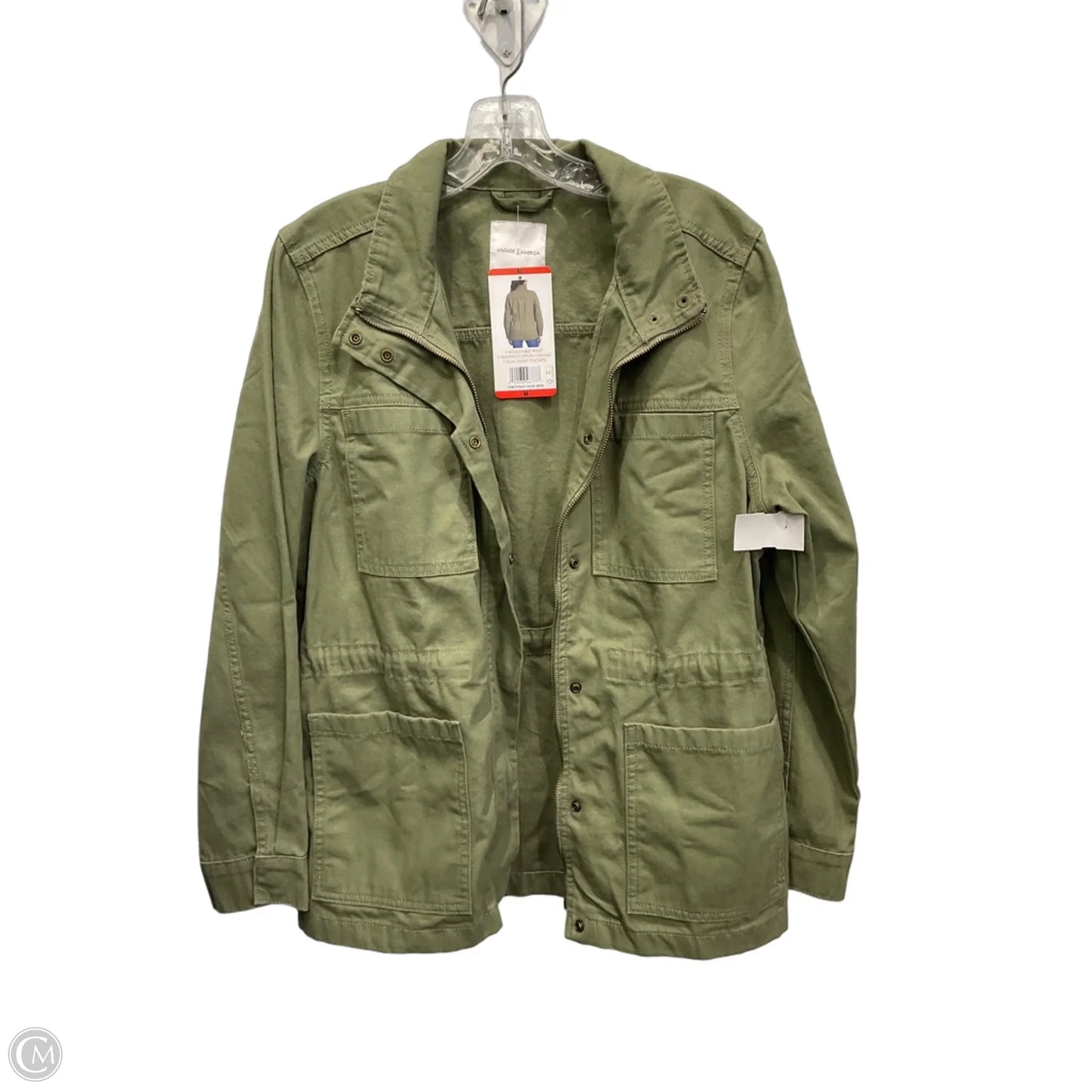 Jacket Other By Vintage America In Green, Size: M