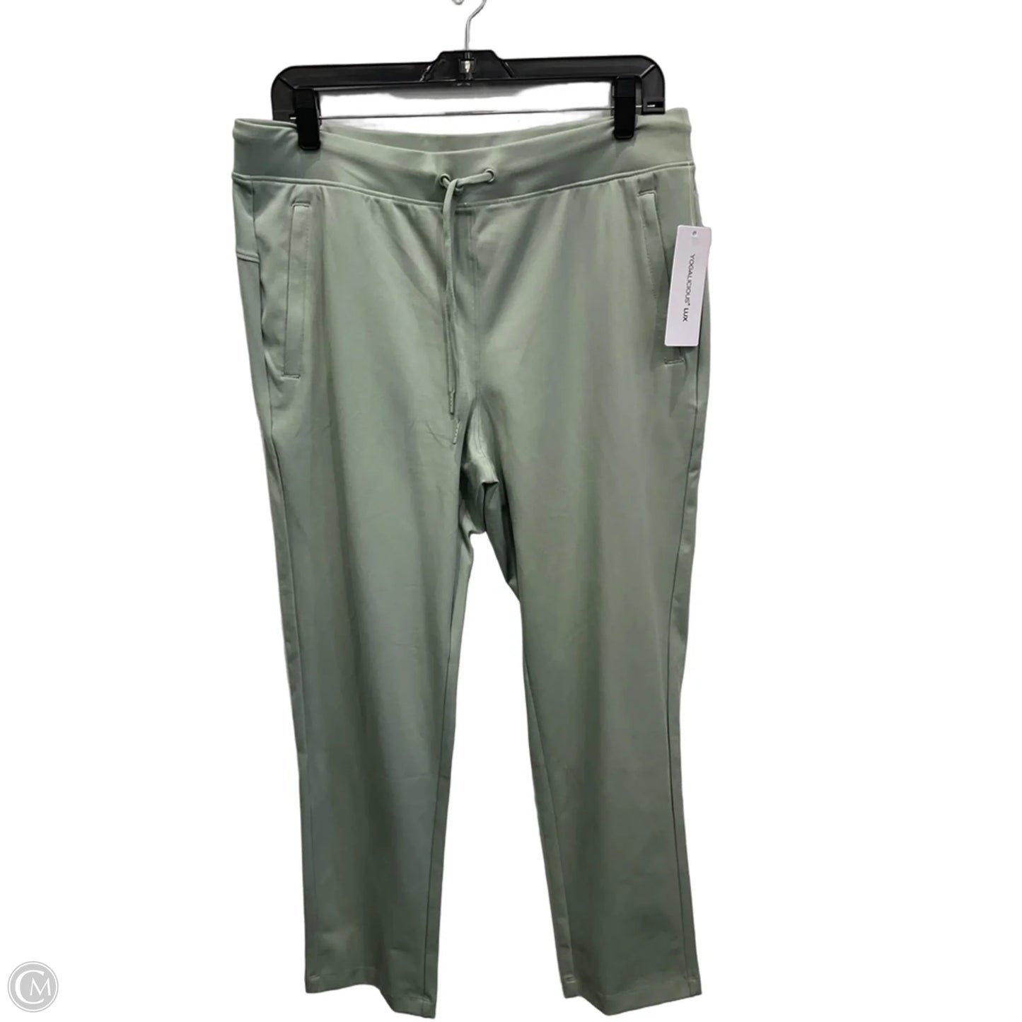 Athletic Pants By Yogalicious In Green, Size: L
