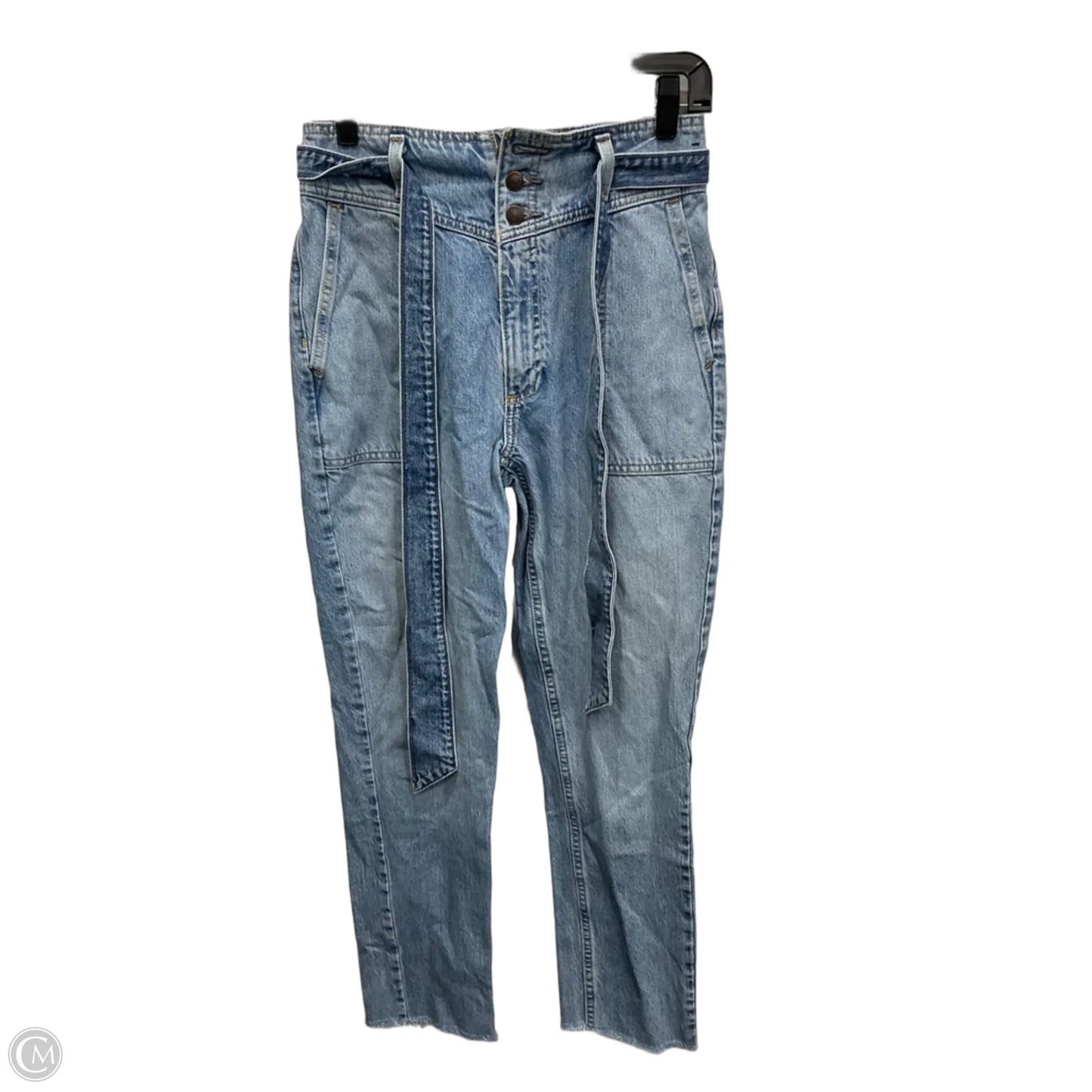 Jeans Straight By Abercrombie And Fitch In Blue Denim, Size: 2