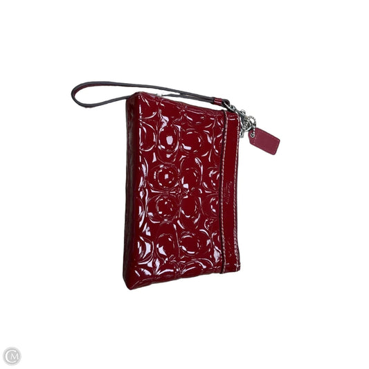 Wristlet Designer By Coach, Size: Small
