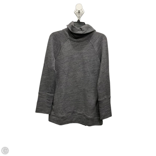 Athletic Sweatshirt Collar By Lululemon In Grey, Size: M