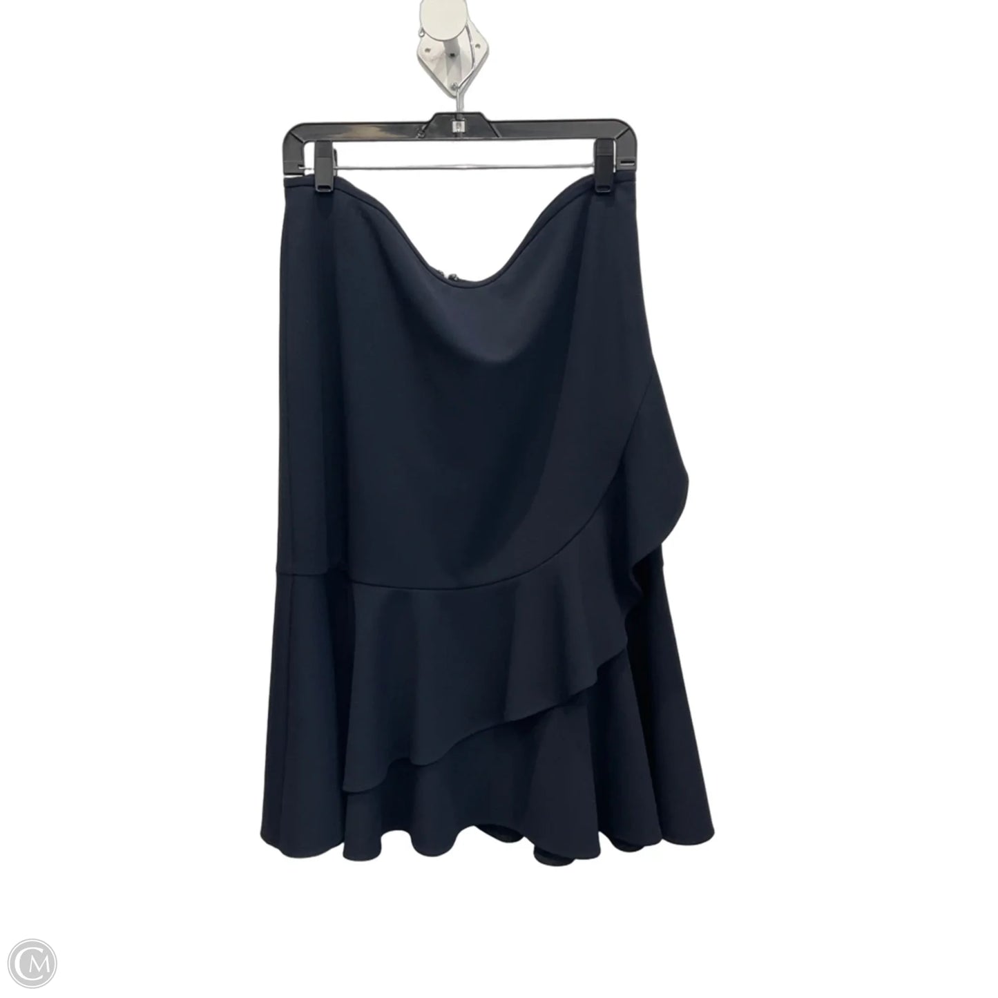 Skirt Midi By Calvin Klein In Navy, Size: 14