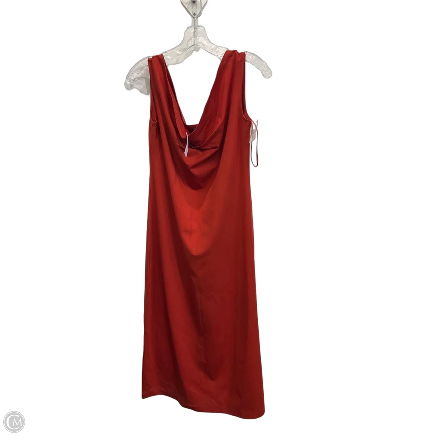 Dress Party Midi By Banana Republic In Orange, Size: L