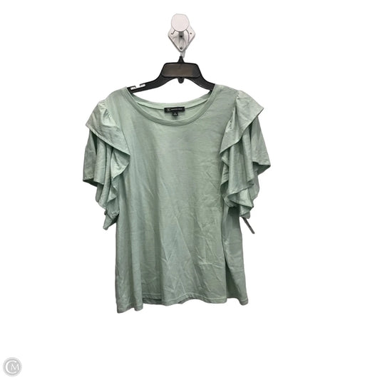 Top Short Sleeve By International Concepts In Green, Size: Xl