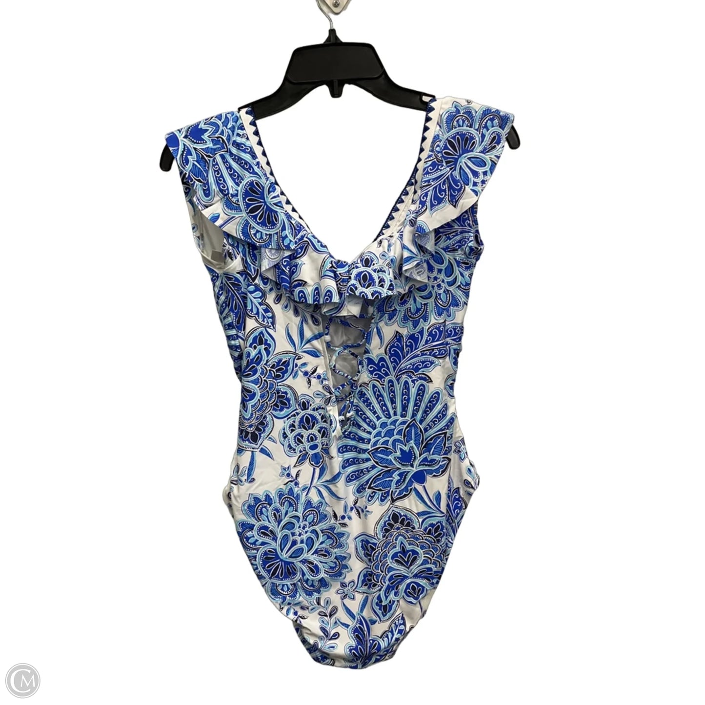 Swimsuit By La Blanca In Blue & White, Size: L