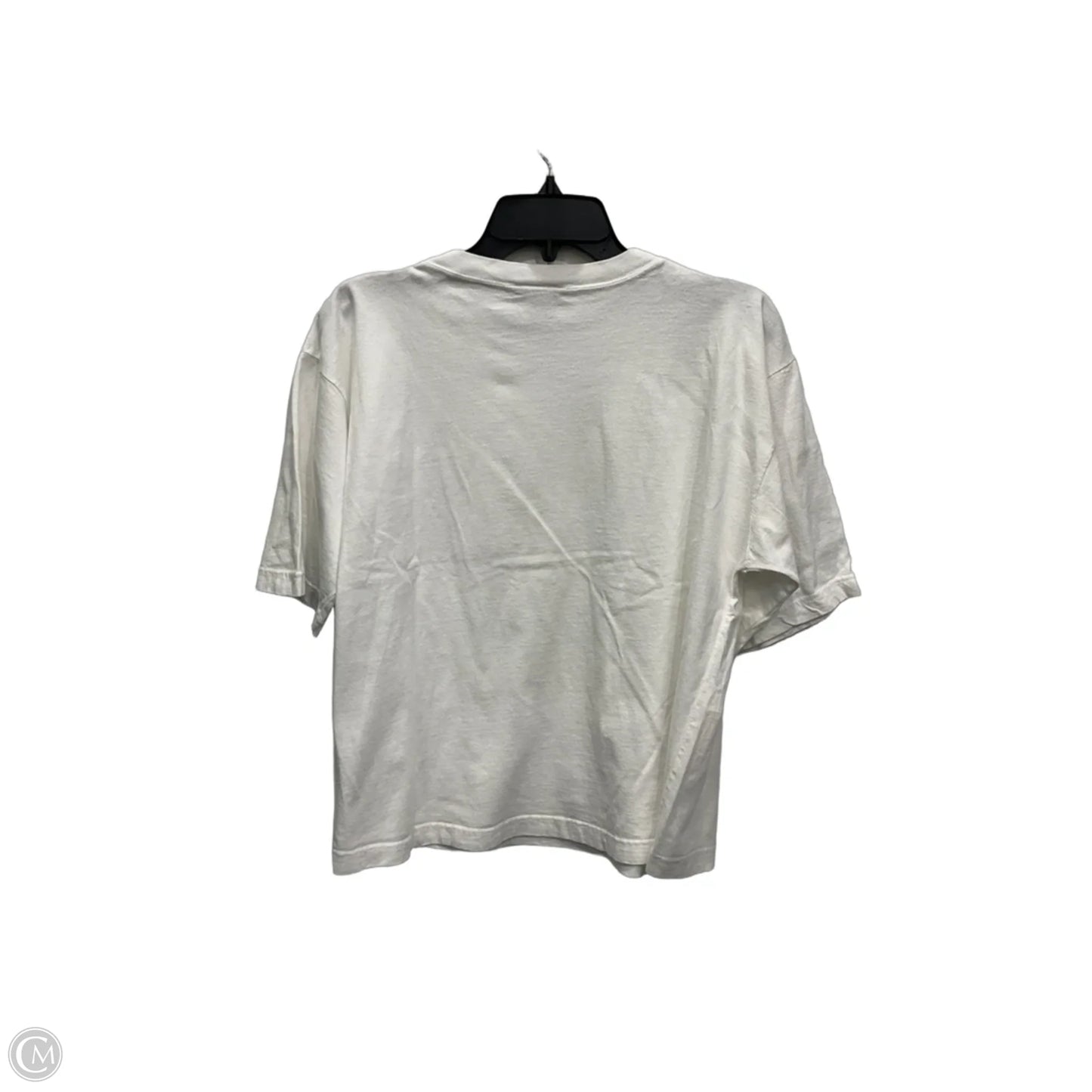 Top Short Sleeve By Ashleigh Morgan In White, Size: M