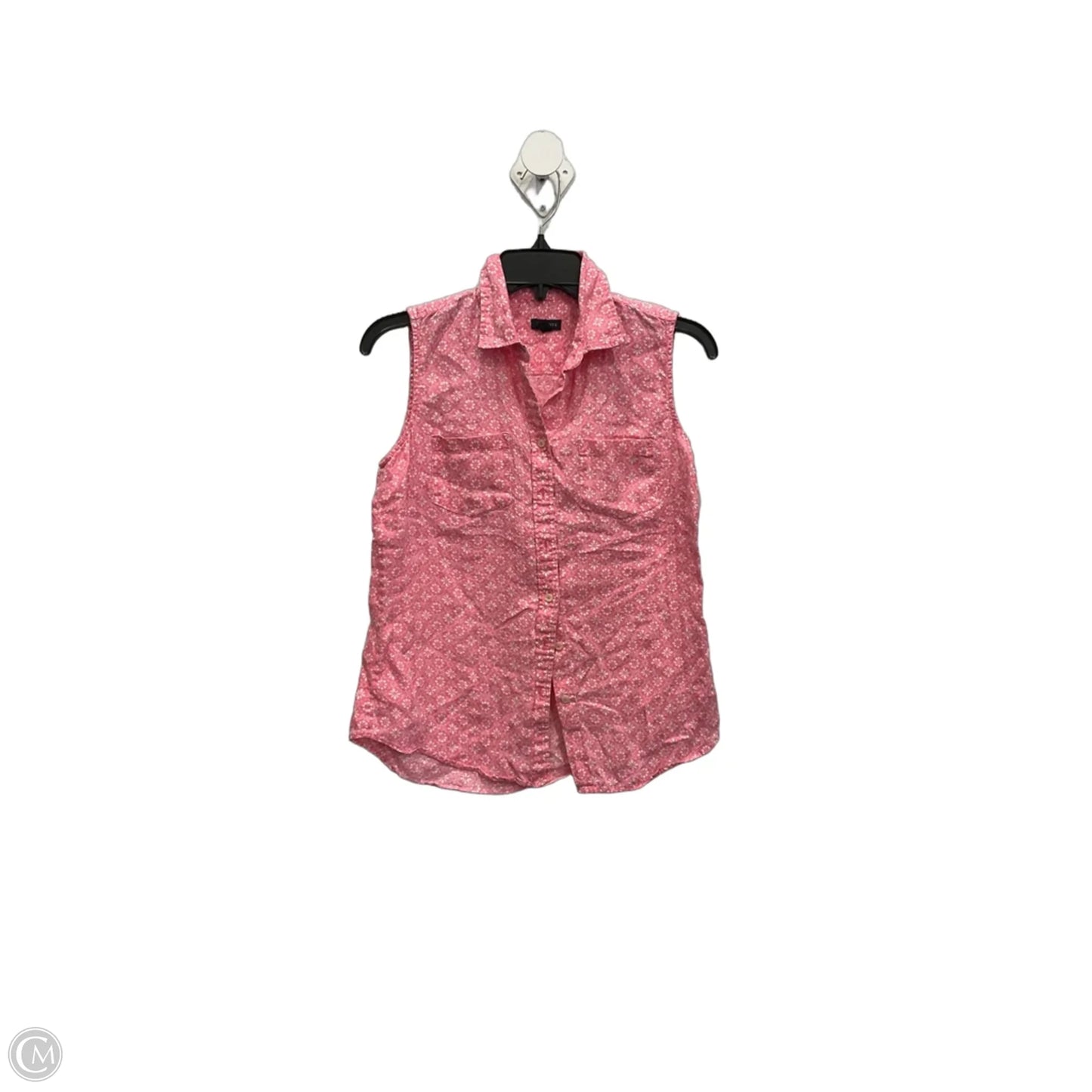 Blouse Sleeveless By Talbots In Pink, Size: Xs